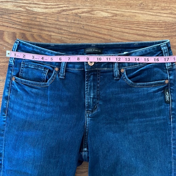 SILVER SUKI Capri denim crop jeans - Picture 4 of 7